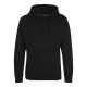 Just Hoods Uniszex laza szabású kapucnis pulóver AWJH001, Black Smoke-L