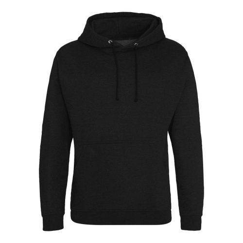 Just Hoods Uniszex laza szabású kapucnis pulóver AWJH001, Black Smoke-M