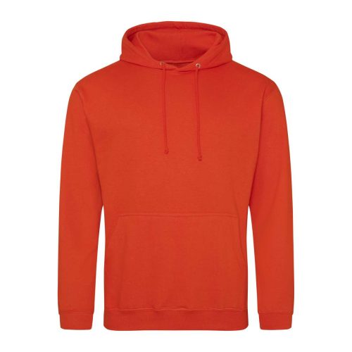 Just Hoods Uniszex laza szabású kapucnis pulóver AWJH001, Burnt Orange-2XL