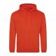 Just Hoods Uniszex laza szabású kapucnis pulóver AWJH001, Burnt Orange-3XL