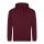 Just Hoods Uniszex laza szabású kapucnis pulóver AWJH001, Burgundy-2XL