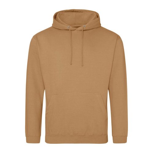 Just Hoods Uniszex laza szabású kapucnis pulóver AWJH001, Caramel Latte-2XL