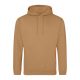 Just Hoods Uniszex laza szabású kapucnis pulóver AWJH001, Caramel Latte-M