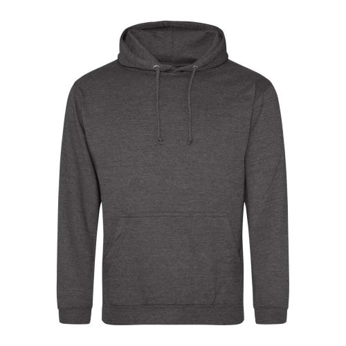 Just Hoods Uniszex laza szabású kapucnis pulóver AWJH001, Charcoal-2XL