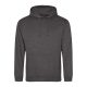 Just Hoods Uniszex laza szabású kapucnis pulóver AWJH001, Charcoal-2XL