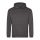 Just Hoods Uniszex laza szabású kapucnis pulóver AWJH001, Charcoal-L