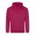 Just Hoods Uniszex laza szabású kapucnis pulóver AWJH001, Cranberry-M