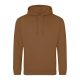 Just Hoods Uniszex laza szabású kapucnis pulóver AWJH001, Caramel Toffee-2XL