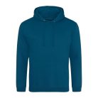 Just Hoods Uniszex laza szabású kapucnis pulóver AWJH001, Deep Sea Blue-2XL