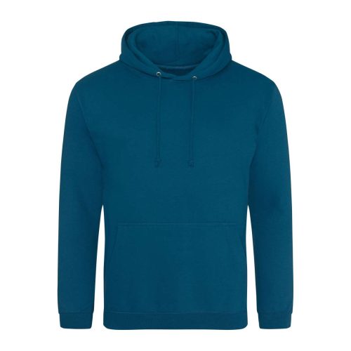 Just Hoods Uniszex laza szabású kapucnis pulóver AWJH001, Deep Sea Blue-3XL