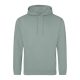 Just Hoods Uniszex laza szabású kapucnis pulóver AWJH001, Dusty Green-L