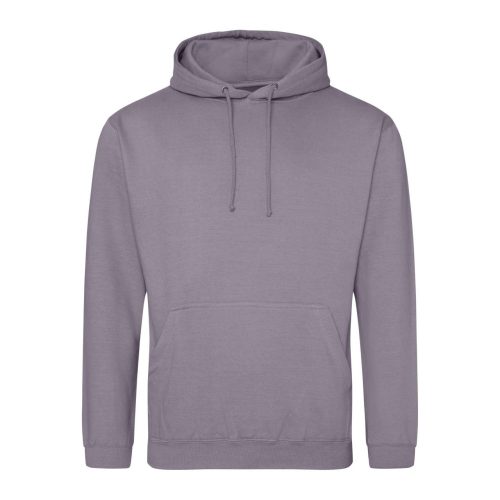 Just Hoods Uniszex laza szabású kapucnis pulóver AWJH001, Dusty Lilac-L