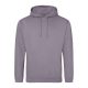 Just Hoods Uniszex laza szabású kapucnis pulóver AWJH001, Dusty Lilac-L