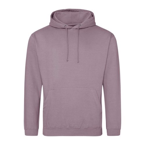 Just Hoods Uniszex laza szabású kapucnis pulóver AWJH001, Dusty Purple-L