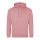 Just Hoods Uniszex laza szabású kapucnis pulóver AWJH001, Dusty Rose-M