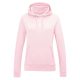 Just Hoods Női kapucnis pulóver bolyhozott belsővel AWJH001F, Baby Pink-M