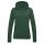 Just Hoods Női kapucnis pulóver bolyhozott belsővel AWJH001F, Bottle Green-2XL