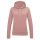 Just Hoods Női kapucnis pulóver bolyhozott belsővel AWJH001F, Dusty Pink-S