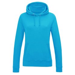   Just Hoods Női kapucnis pulóver bolyhozott belsővel AWJH001F, Hawaiian Blue-XS