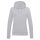 Just Hoods Női kapucnis pulóver bolyhozott belsővel AWJH001F, Heather Grey-2XL