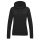 Just Hoods Női kapucnis pulóver bolyhozott belsővel AWJH001F, Jet Black-2XL