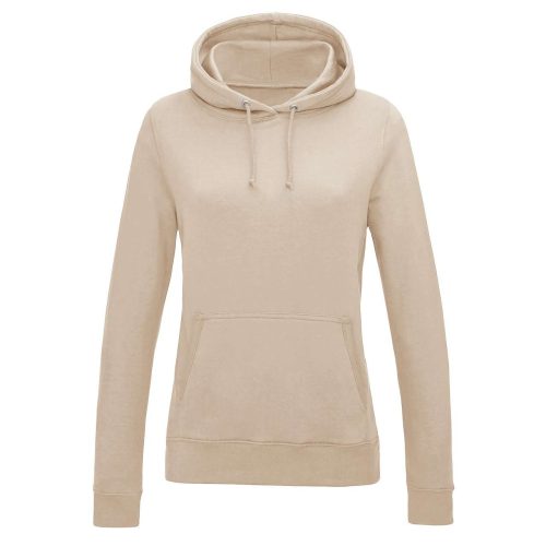 Just Hoods Női kapucnis pulóver bolyhozott belsővel AWJH001F, Nude-2XL