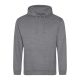 Just Hoods Uniszex laza szabású kapucnis pulóver AWJH001, Graphite Heather-2XL