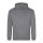 Just Hoods Uniszex laza szabású kapucnis pulóver AWJH001, Graphite Heather-L