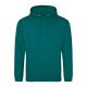 Just Hoods Uniszex laza szabású kapucnis pulóver AWJH001, Jade-2XL