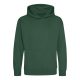 Just Hoods Gyerek kapucnis pulóver AWJH001J, Bottle Green-1/2