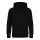 Just Hoods Gyerek kapucnis pulóver AWJH001J, Deep Black-1/2