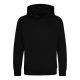 Just Hoods Gyerek kapucnis pulóver AWJH001J, Deep Black-1/2