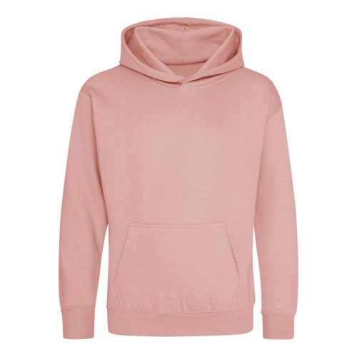 Just Hoods Gyerek kapucnis pulóver AWJH001J, Dusty Pink-1/2