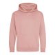 Just Hoods Gyerek kapucnis pulóver AWJH001J, Dusty Pink-1/2