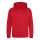 Just Hoods Gyerek kapucnis pulóver AWJH001J, Fire Red-1/2