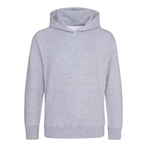 Just Hoods Gyerek kapucnis pulóver AWJH001J, Heather Grey-1/2