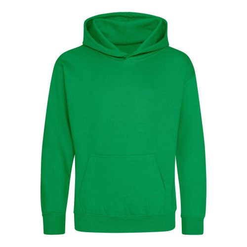 Just Hoods Gyerek kapucnis pulóver AWJH001J, Kelly Green-1/2