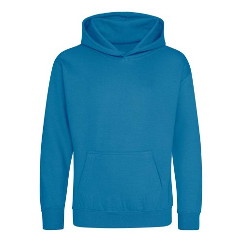 Just Hoods Gyerek kapucnis pulóver AWJH001J, Sapphire Blue-1/2