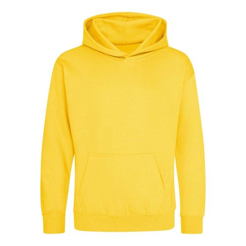 Just Hoods Gyerek kapucnis pulóver AWJH001J, Sun Yellow-1/2