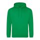 Just Hoods Uniszex laza szabású kapucnis pulóver AWJH001, Kelly Green-2XL