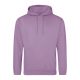 Just Hoods Uniszex laza szabású kapucnis pulóver AWJH001, Lavender-L