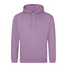 Just Hoods Uniszex laza szabású kapucnis pulóver AWJH001, Lavender-XS