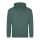 Just Hoods Uniszex laza szabású kapucnis pulóver AWJH001, Moss Green-XS