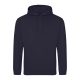 Just Hoods Uniszex laza szabású kapucnis pulóver AWJH001, New French Navy-5XL