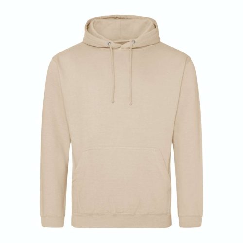 Just Hoods Uniszex laza szabású kapucnis pulóver AWJH001, Nude-2XL