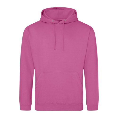 Just Hoods Uniszex laza szabású kapucnis pulóver AWJH001, Pinky Purple-2XL