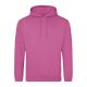 Just Hoods Uniszex laza szabású kapucnis pulóver AWJH001, Pinky Purple-2XL