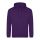 Just Hoods Uniszex laza szabású kapucnis pulóver AWJH001, Purple-2XL