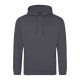 Just Hoods Uniszex laza szabású kapucnis pulóver AWJH001, Shark Grey-2XL