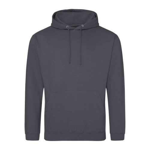 Just Hoods Uniszex laza szabású kapucnis pulóver AWJH001, Shark Grey-M